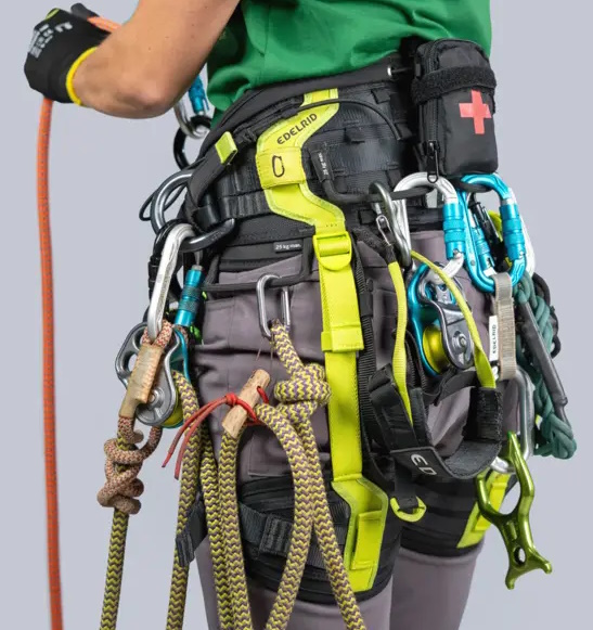 Scheda Articolo: Edelrid-imbracatura TREEREX II - by Bozzetta Andrea & C. Snc. Cavalese - Val di Fiemme Trentino - Assistenza e vendita